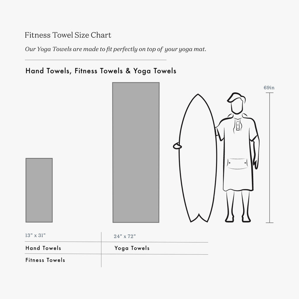 Deville Quick-Dry Yoga Towel - Slowtide